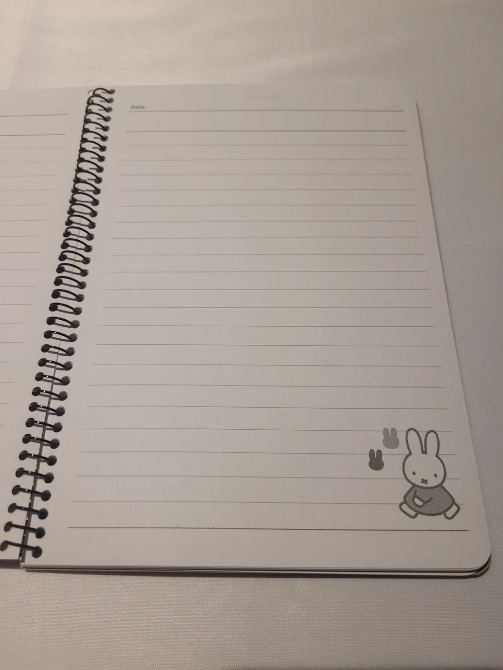NWT Miffy Spiral Notebook - Blue & Brown - Dick Bruna Illustrations From Japan